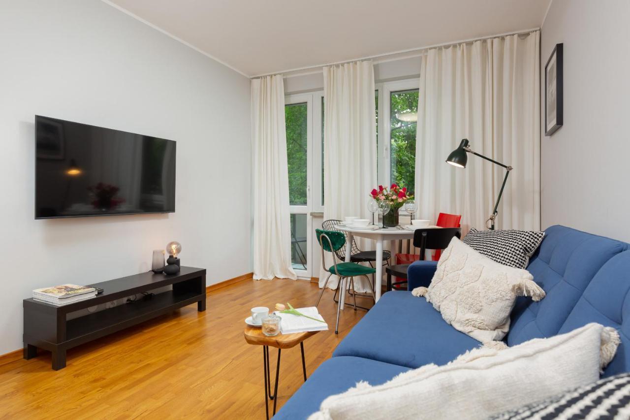 Central Apartment Solec Wilanowska By Noclegi Renters Varšava Exteriér fotografie